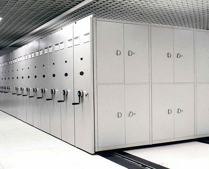 三柱空架结构密集柜