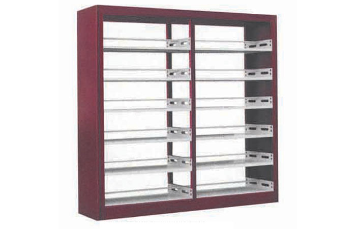 转印双柱双面书架