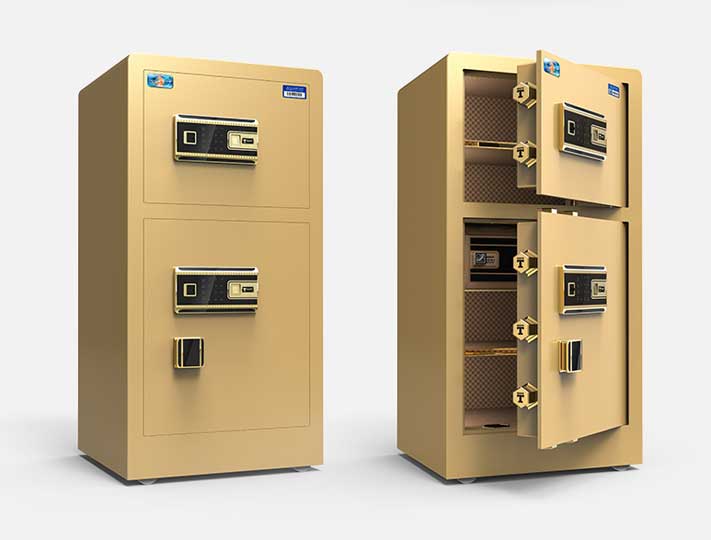 指纹密码单门/双门全钢保险箱
