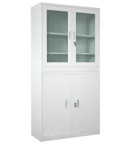 上玻下铁平开柜